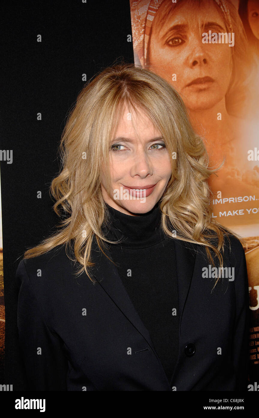 Rosanna Arquette at arrivals for EXODUS FALL Premiere, Laemmle’s Music Hall Theatre, Los Angeles, CA April 6, 2011. Photo By: Michael Germana/Everett Collection Stock Photo