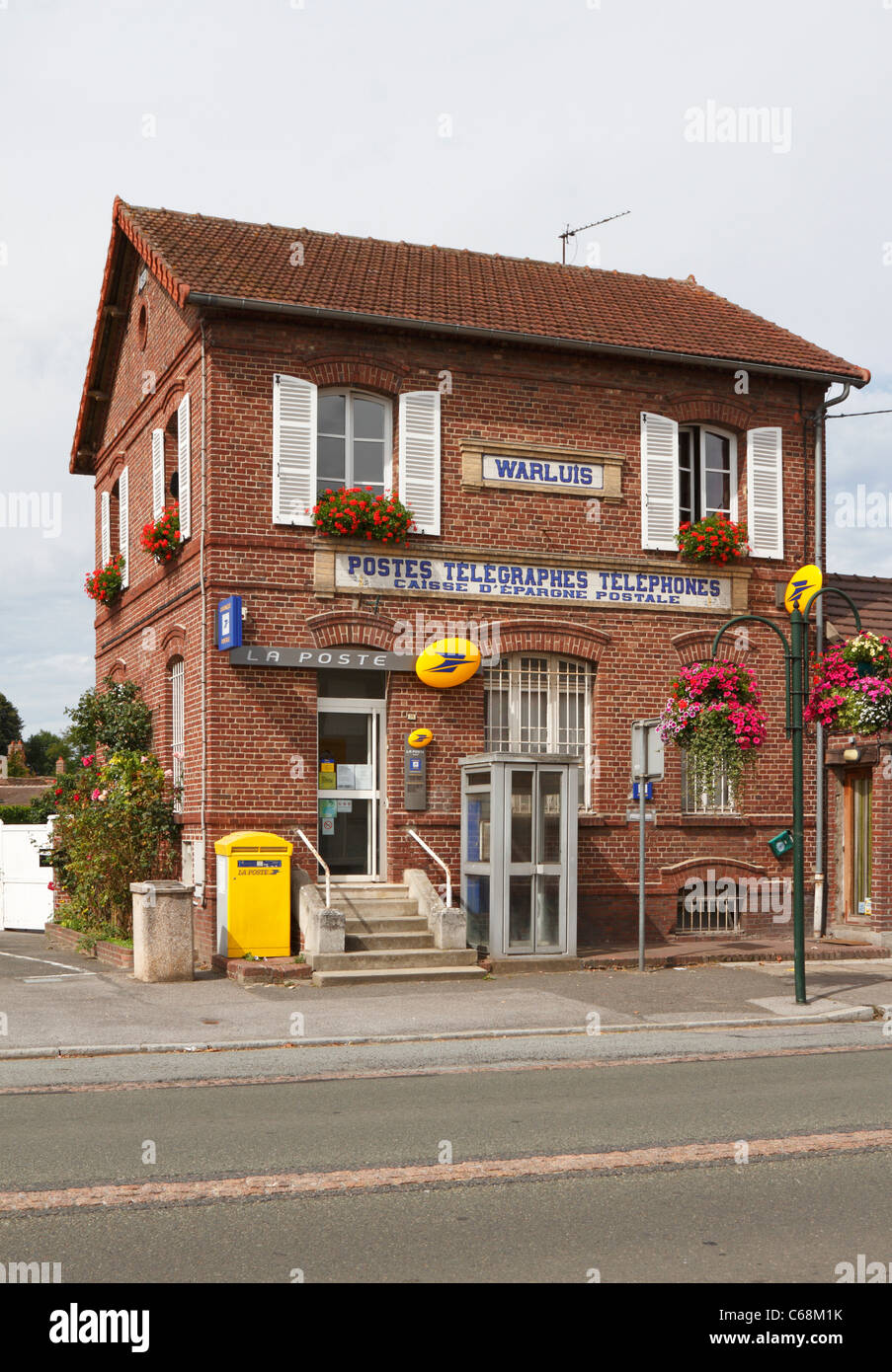 Attractive La Poste, Post Office at Warluis near Beauvais, France