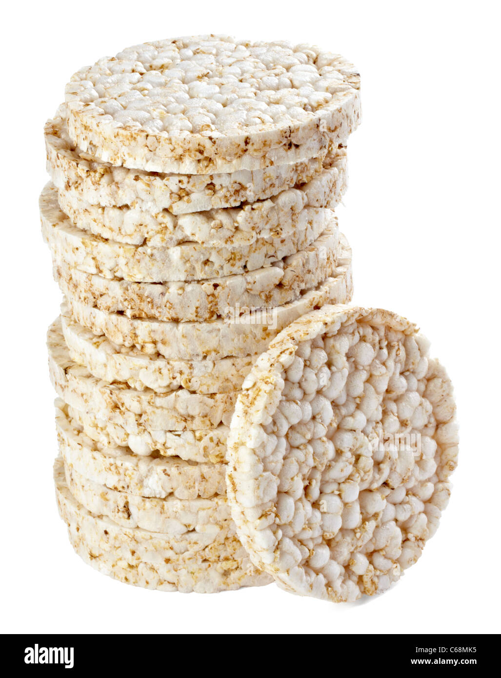 closeup of puffed rice Stock Photo