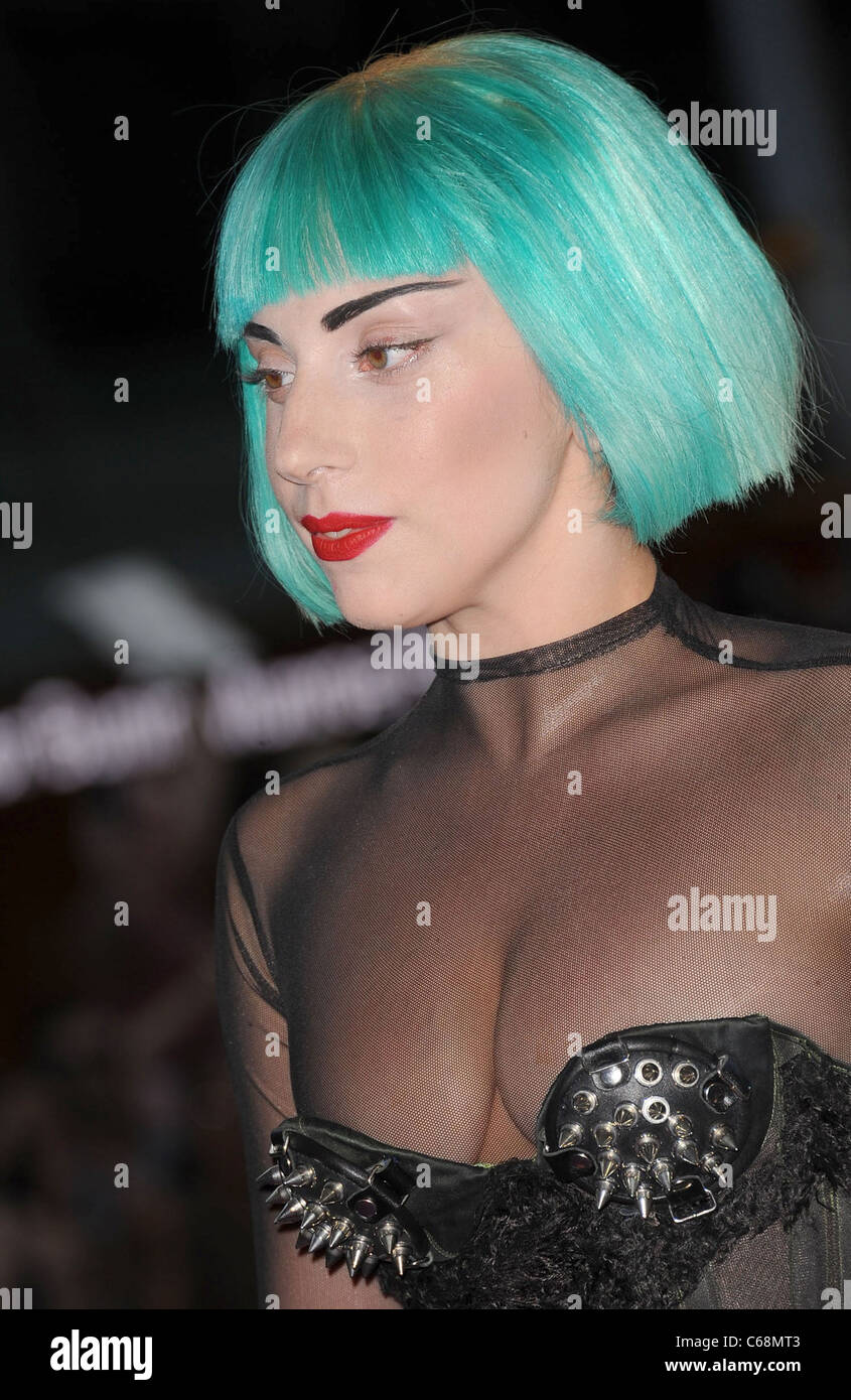 Lady Gaga at arrivals for The 2011 CFDA Fashion Awards, Alice Tully Hall at Lincoln Center, New York, NY June 6, 2011. Photo By: Kristin Callahan/Everett Collection Stock Photo - Alamy