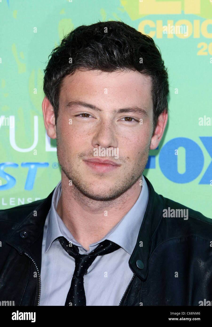 CORY MONTEITH TEEN CHOICE 2011 ARRIVALS LOS ANGELES CALIFORNIA USA 07 August 2011 Stock Photo