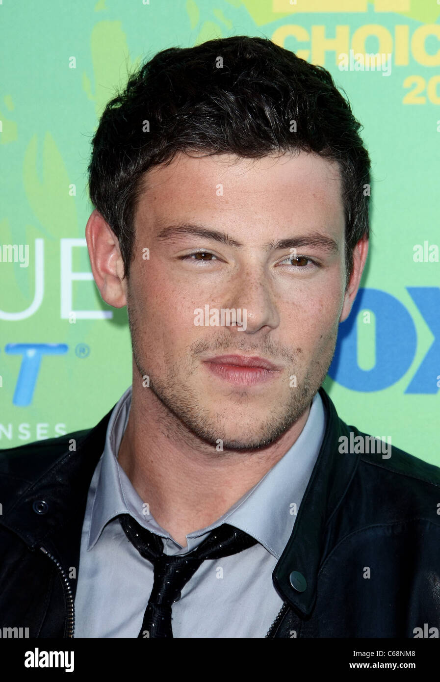 CORY MONTEITH TEEN CHOICE 2011 ARRIVALS LOS ANGELES CALIFORNIA USA 07 August 2011 Stock Photo