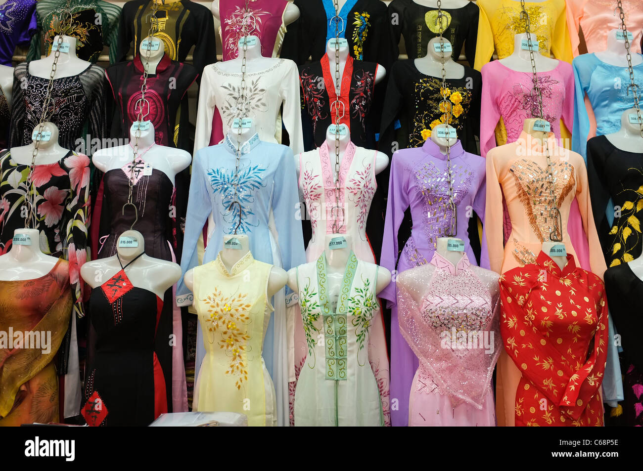 Ladies Clothing Stall in Ben Thanh Market, Ho Chi Minh City, Saigon