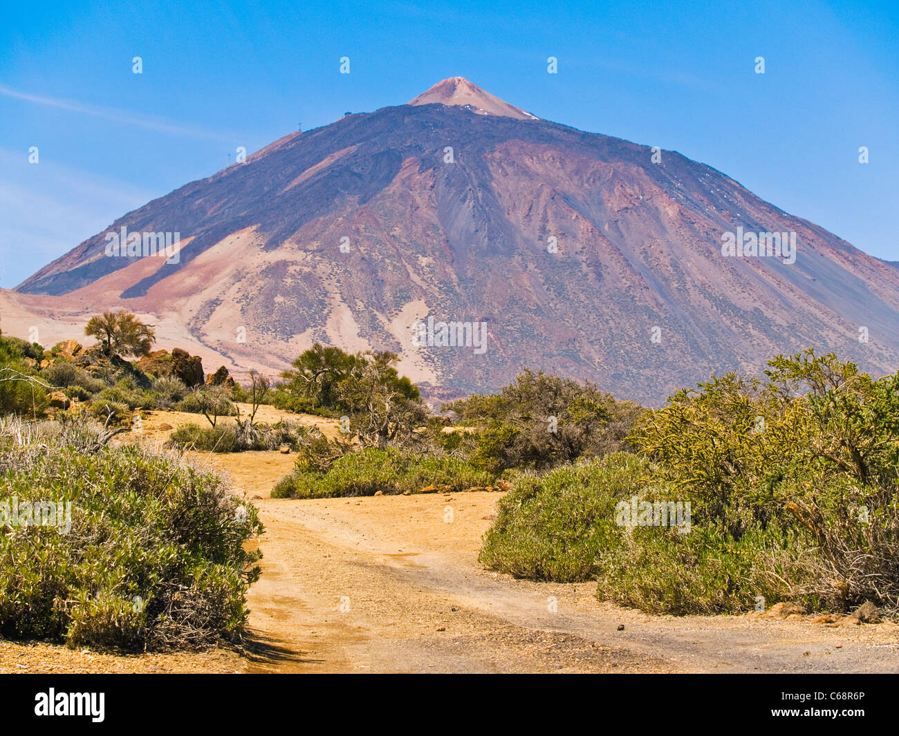 Mount Teide in the national park Tenerife, Canary Islands Spain Europe Stock Photo