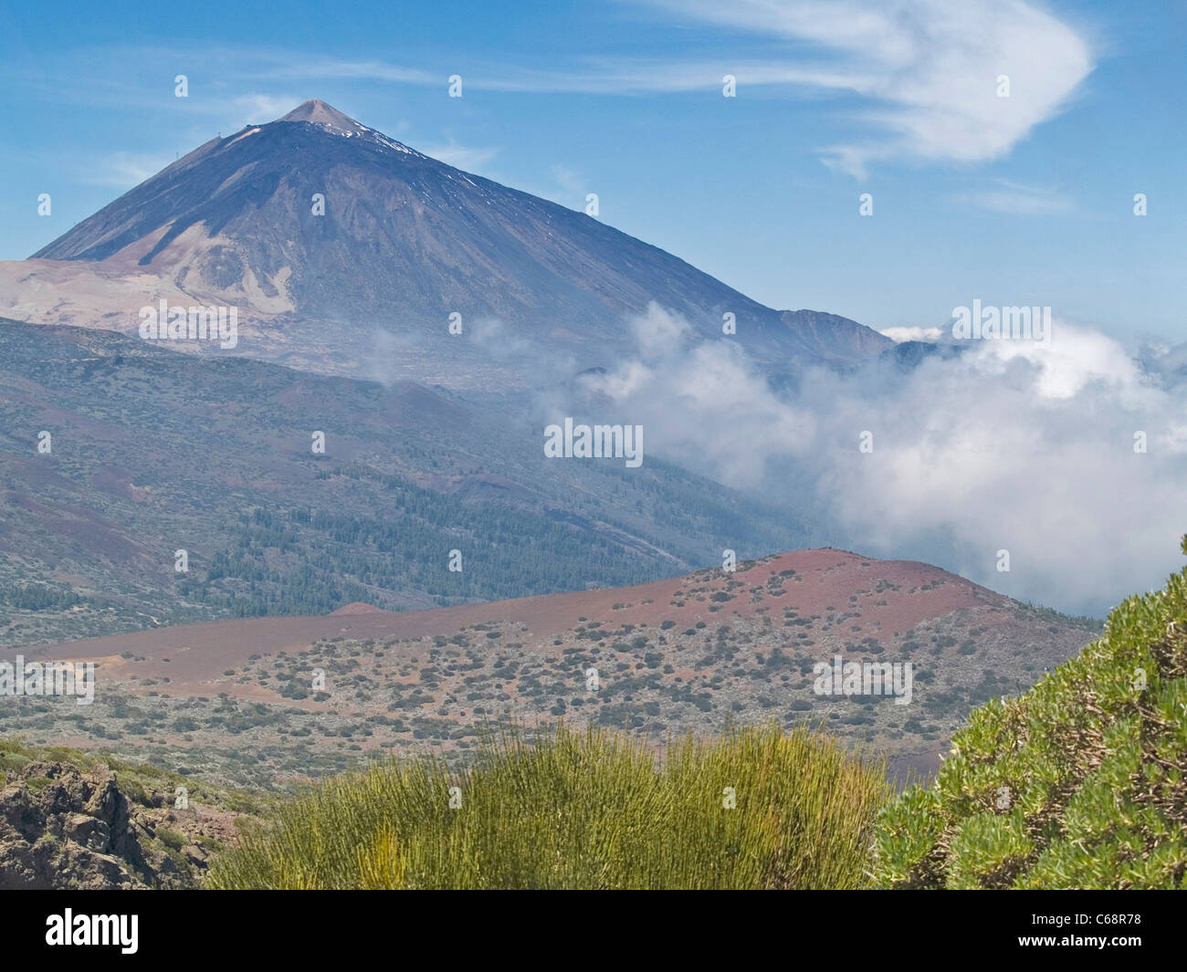 Mount Teide in the national park Tenerife, Canary Islands Spain Europe Stock Photo