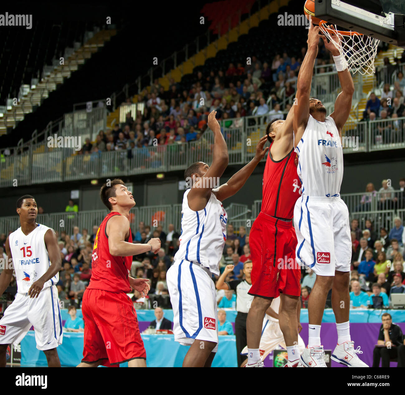 China v France, International Basketball; part of the London Prepares