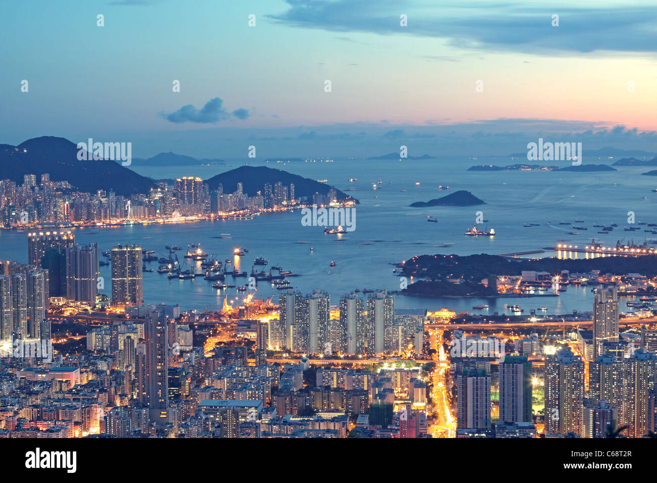Aerial views hong kong hi-res stock photography and images - Alamy