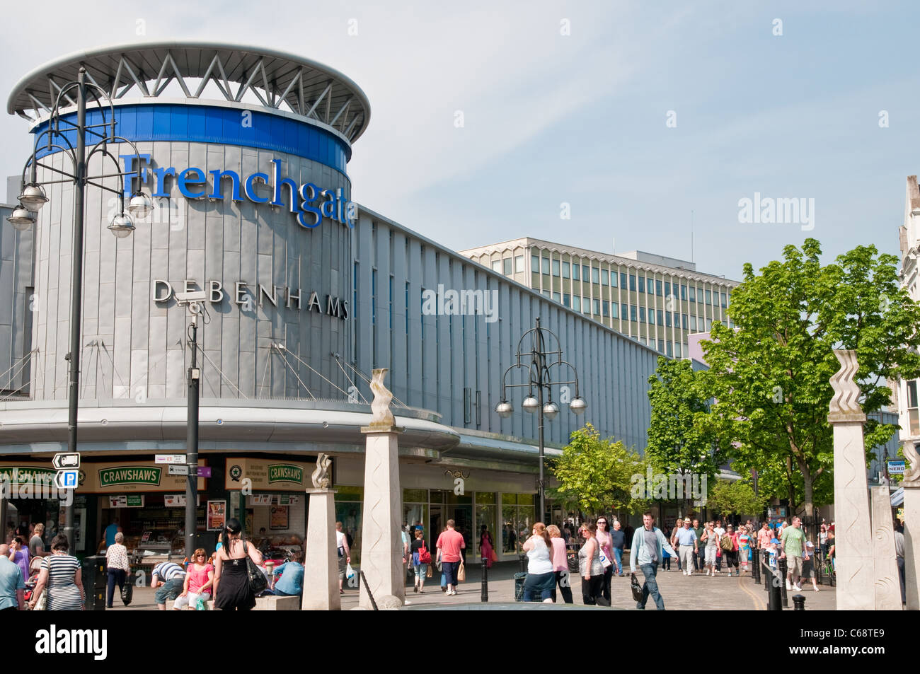 Doncaster town centre Stock Photo