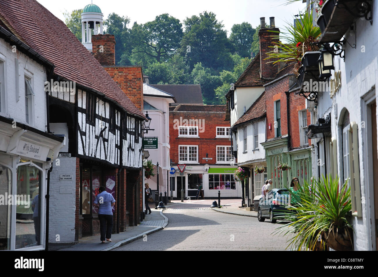 Church Street, Godalming, Surrey, England, United Kingdom Stock Photo