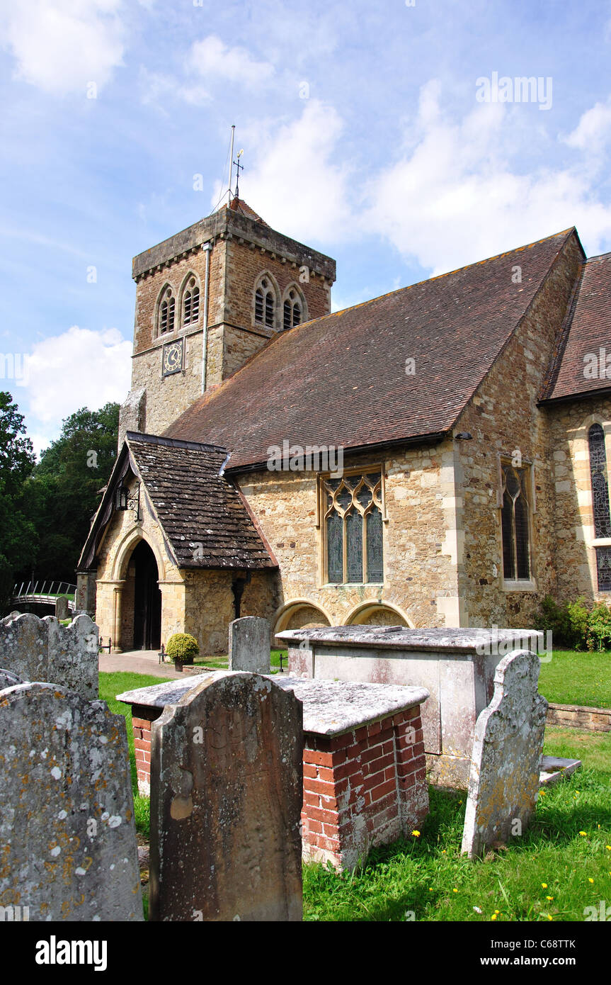 St.Mary's Church, The Green, Chiddingfold, Surrey, England, United Kingdom Stock Photo
