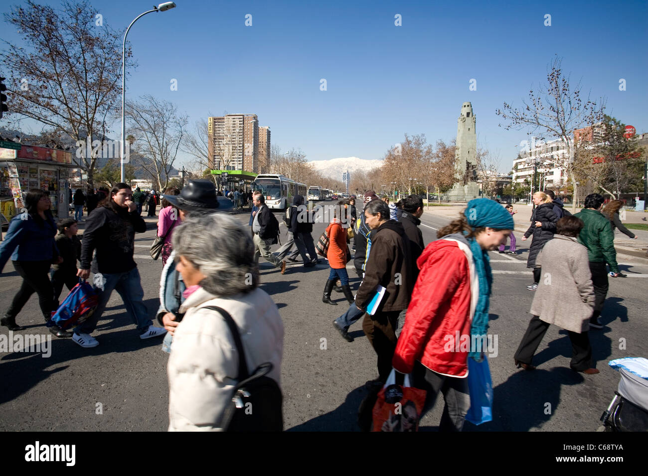 Paseo La Vega Central, Mapocho, Santiago de Chile Stock Photo Alamy