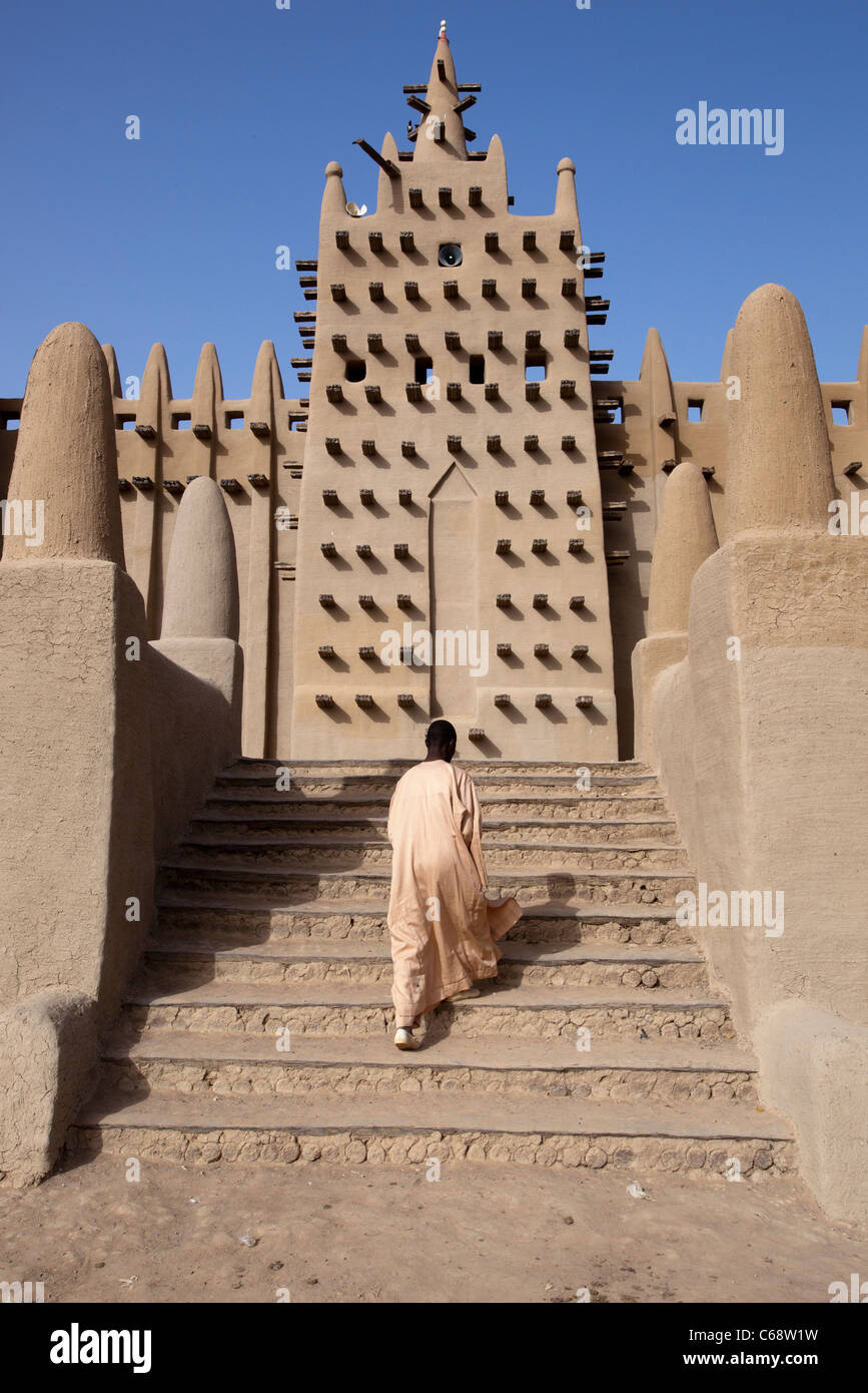 The great mosque of Djenne Mali Stock Photo