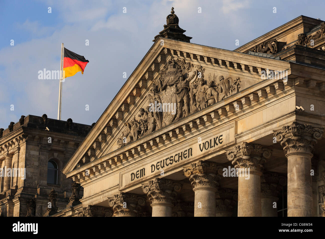 The Reichstag, Berlin, Germany. Stock Photo