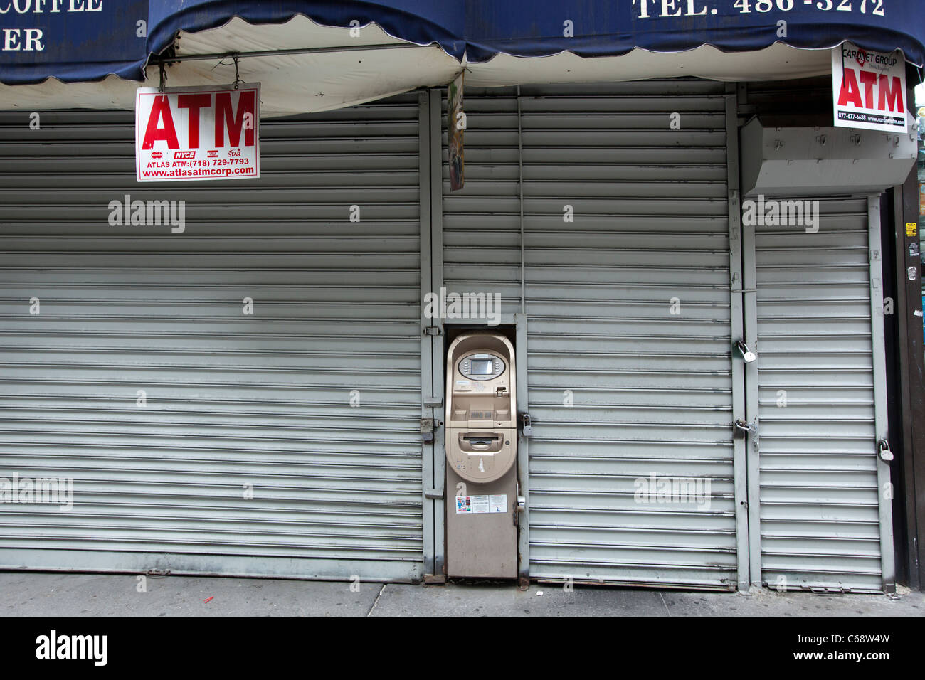 ATM machine New York City Stock Photo