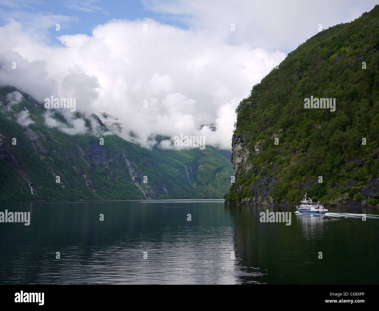 Norway, More og Romsdal, Geiranger fjord Stock Photo