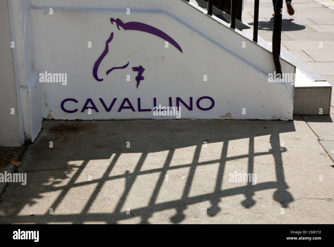 Cavallino Restaurant, Chelsea, London owned by Frankie Dettori Stock Photo