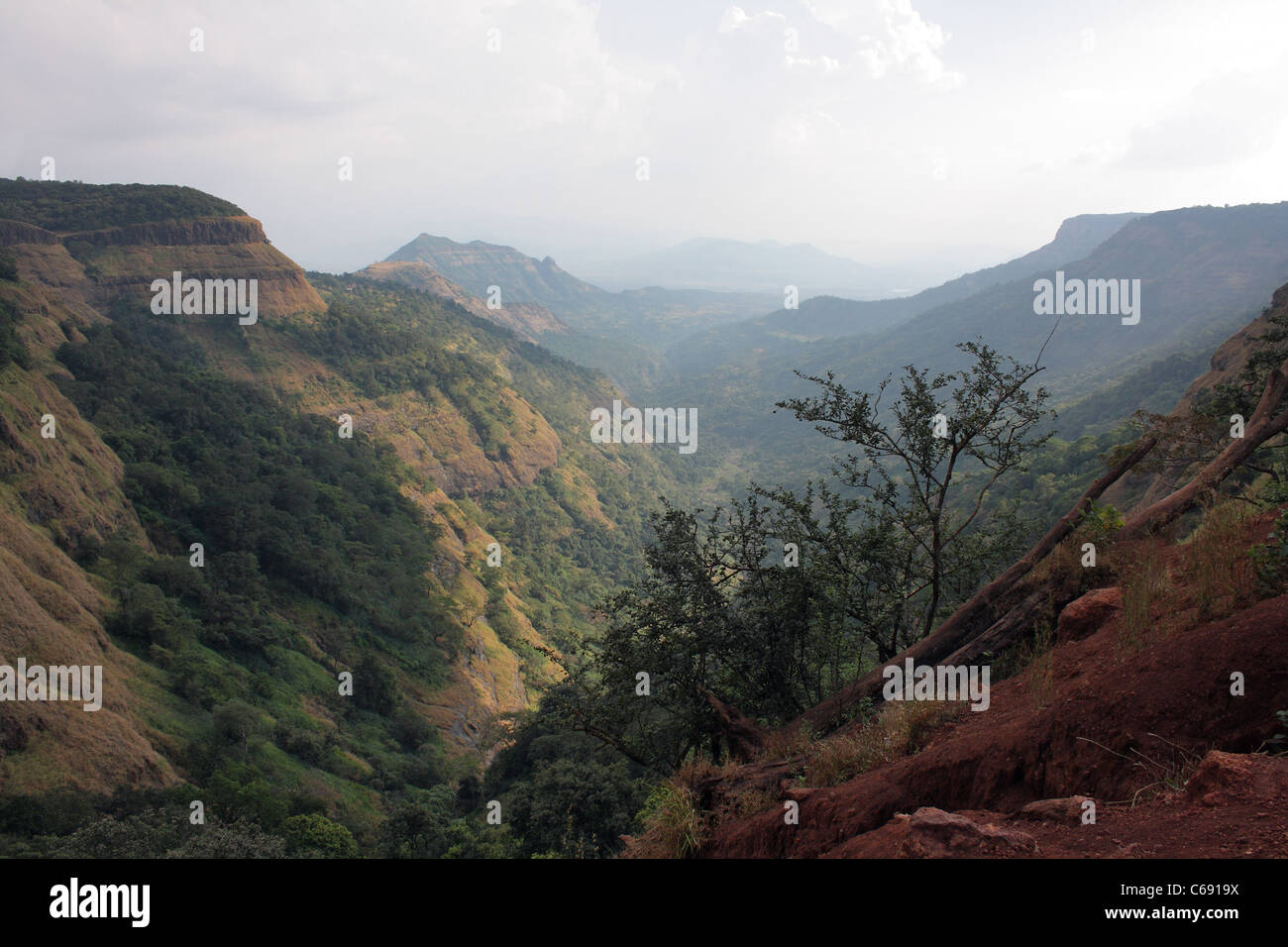 Hilly terrain/Landscape Matheran, Maharashtra, India Stock Photo - Alamy