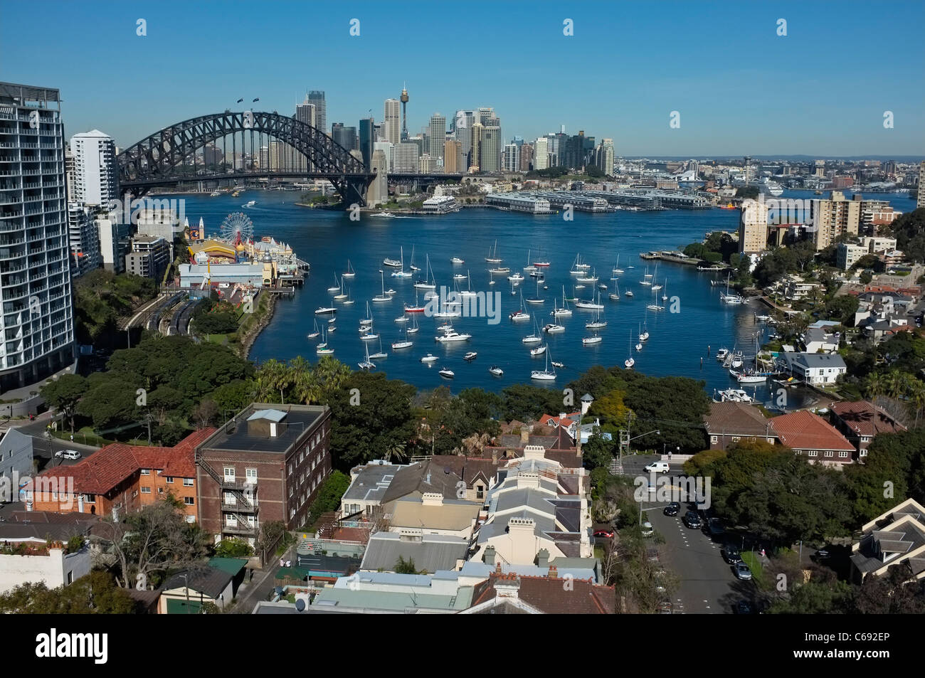 Lavender Bay and Sydney Harbour Bridge, Australia Stock Photo - Alamy