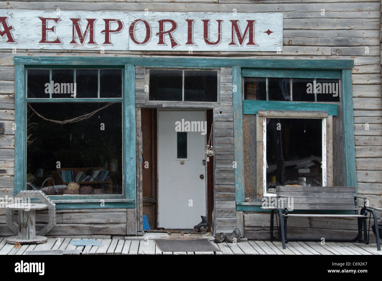 Historic building in Chitina, Alaska Stock Photo Alamy
