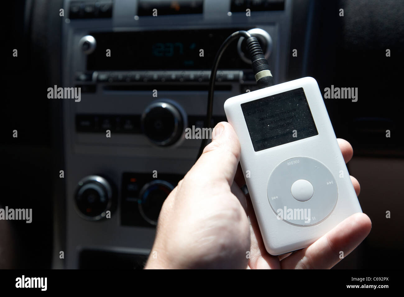playing music in car with ipod attachment Saskatoon Saskatchewan Canada