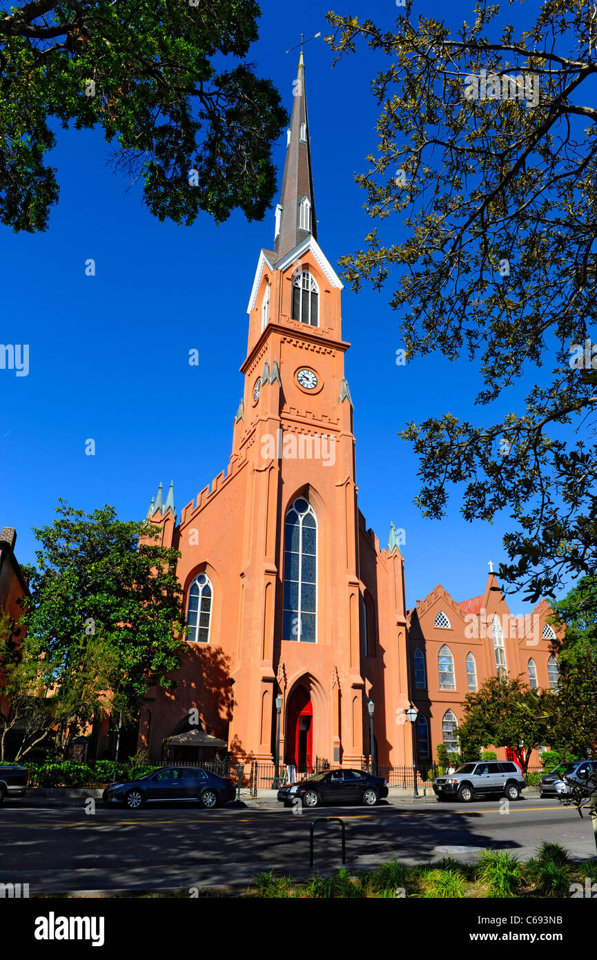 St. Matthews German Evangelical Lutheran Church in historic Charleston