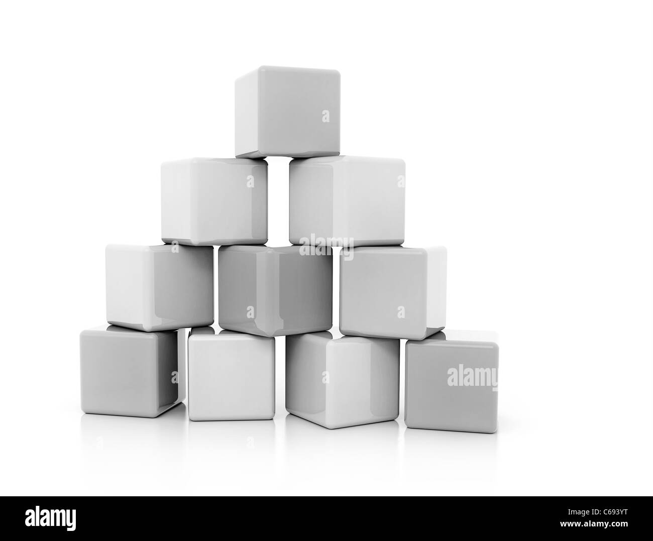 white building blocks