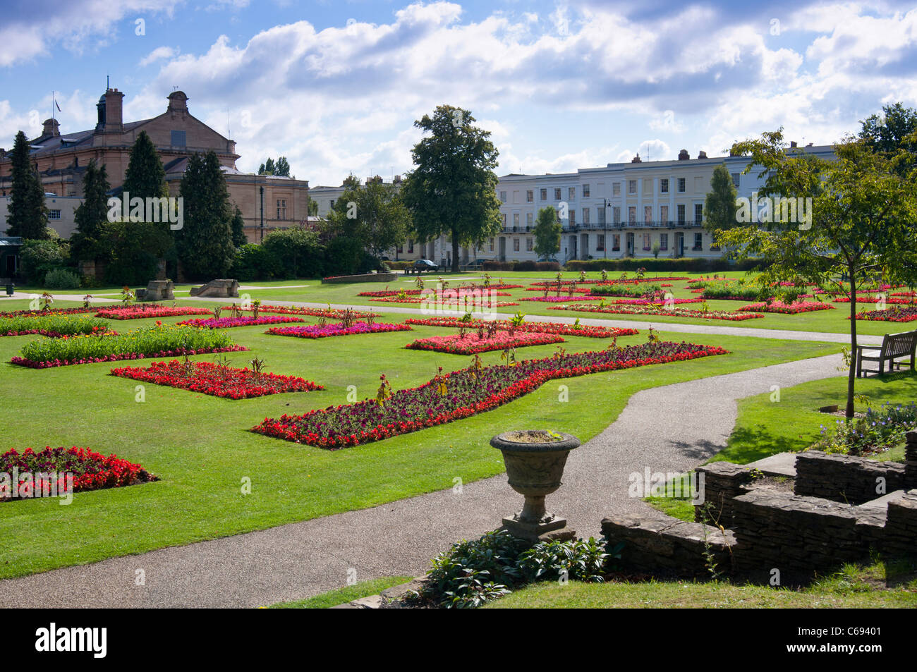 Imperial Gardens, Cheltenham, Gloucestershire, UK. Stock Photo