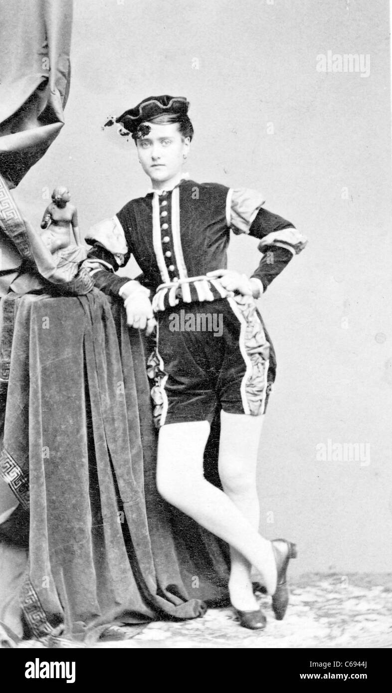 Actress Kitty Dowd, in costume Stock Photo