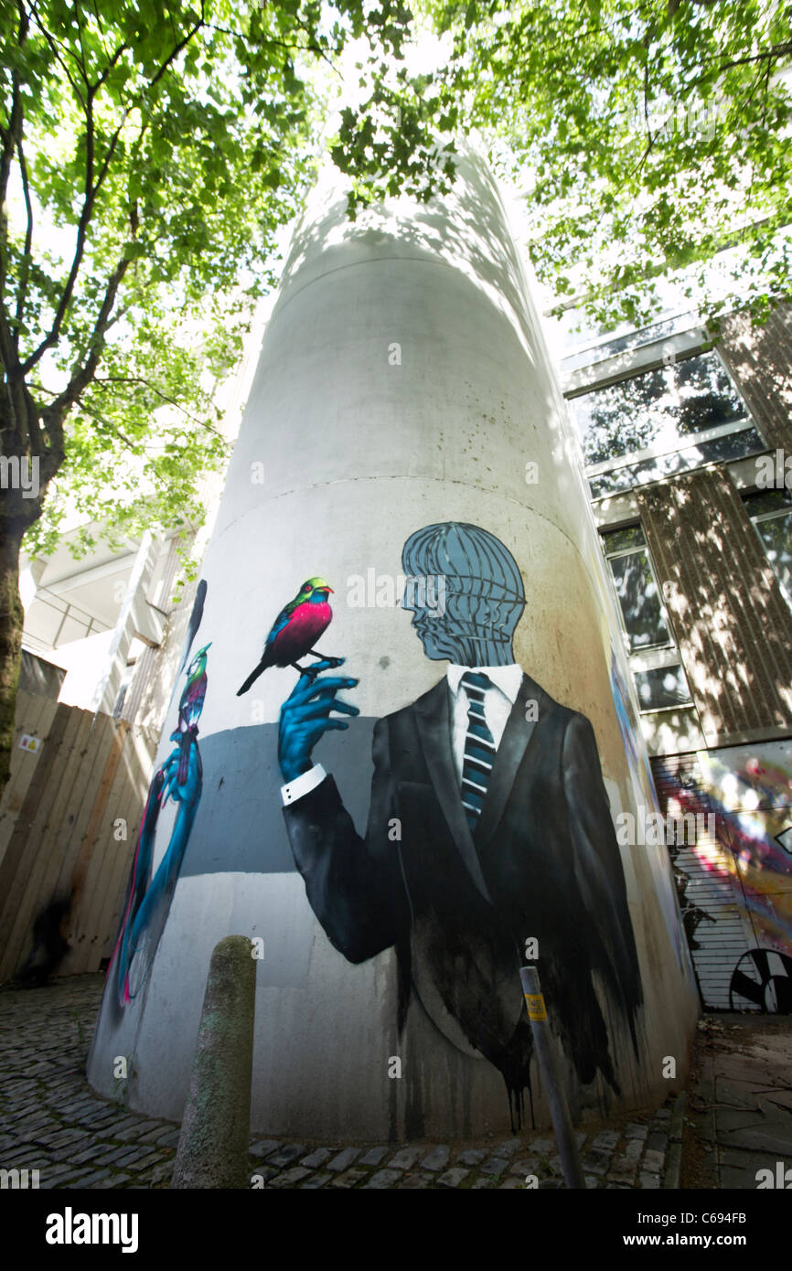 See No Evil street art project at Nelson Street in Bristol city, UK