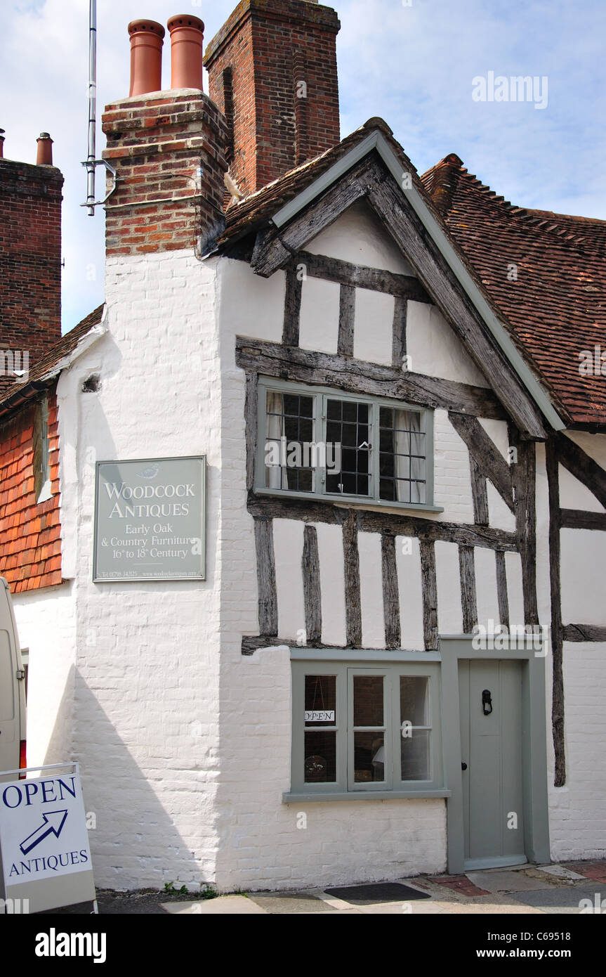 Woodcock Antiques Tudor Cottage Saddlers Row Petworth West