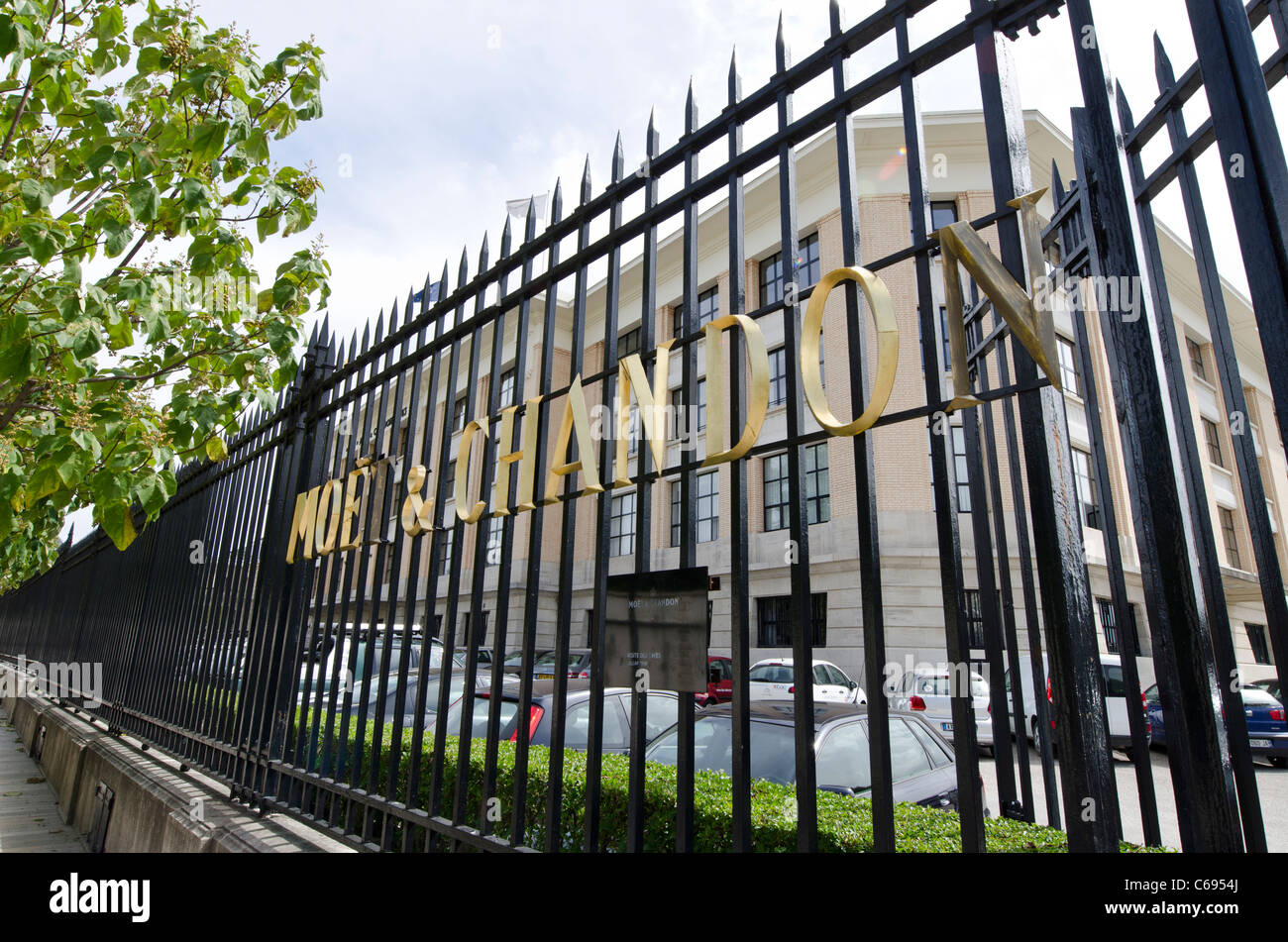 Moet Chandon House on Rue de Champagne. Epernay France Europe EU Stock  Photo - Alamy