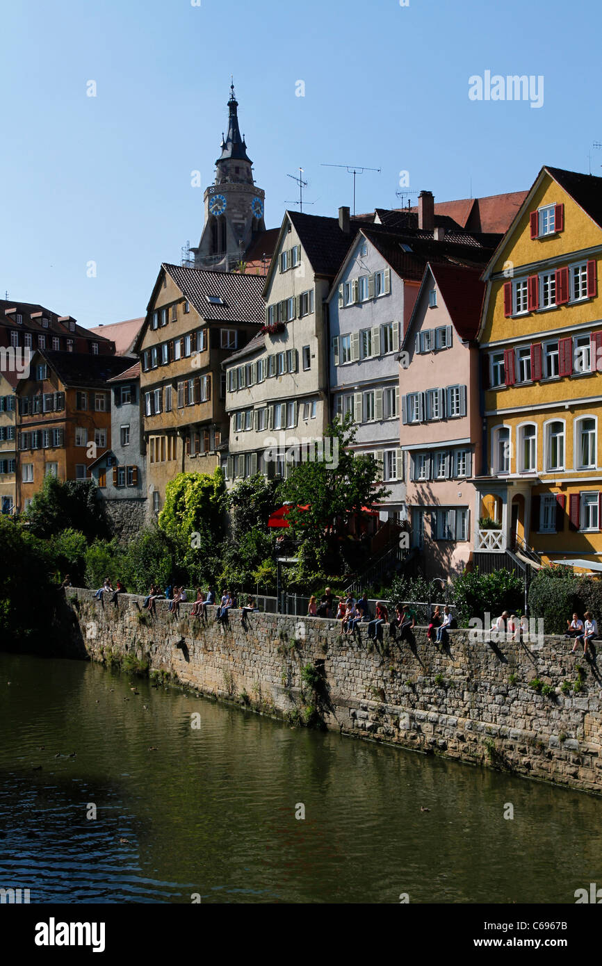 River Neckar, Tübingen, Germany Stock Photo Alamy
