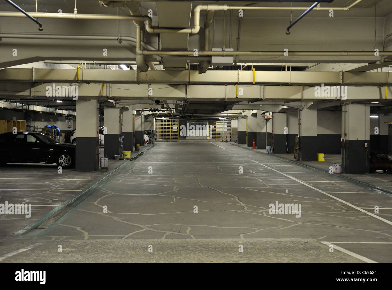 underground car park Stock Photo