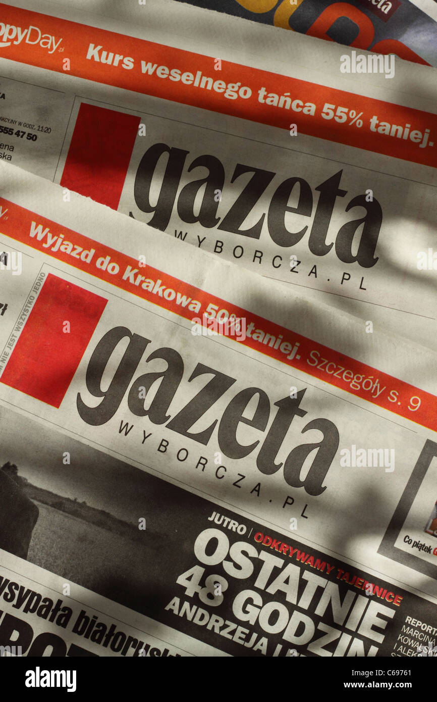 Gazeta wyborcza hi-res stock photography and images - Alamy