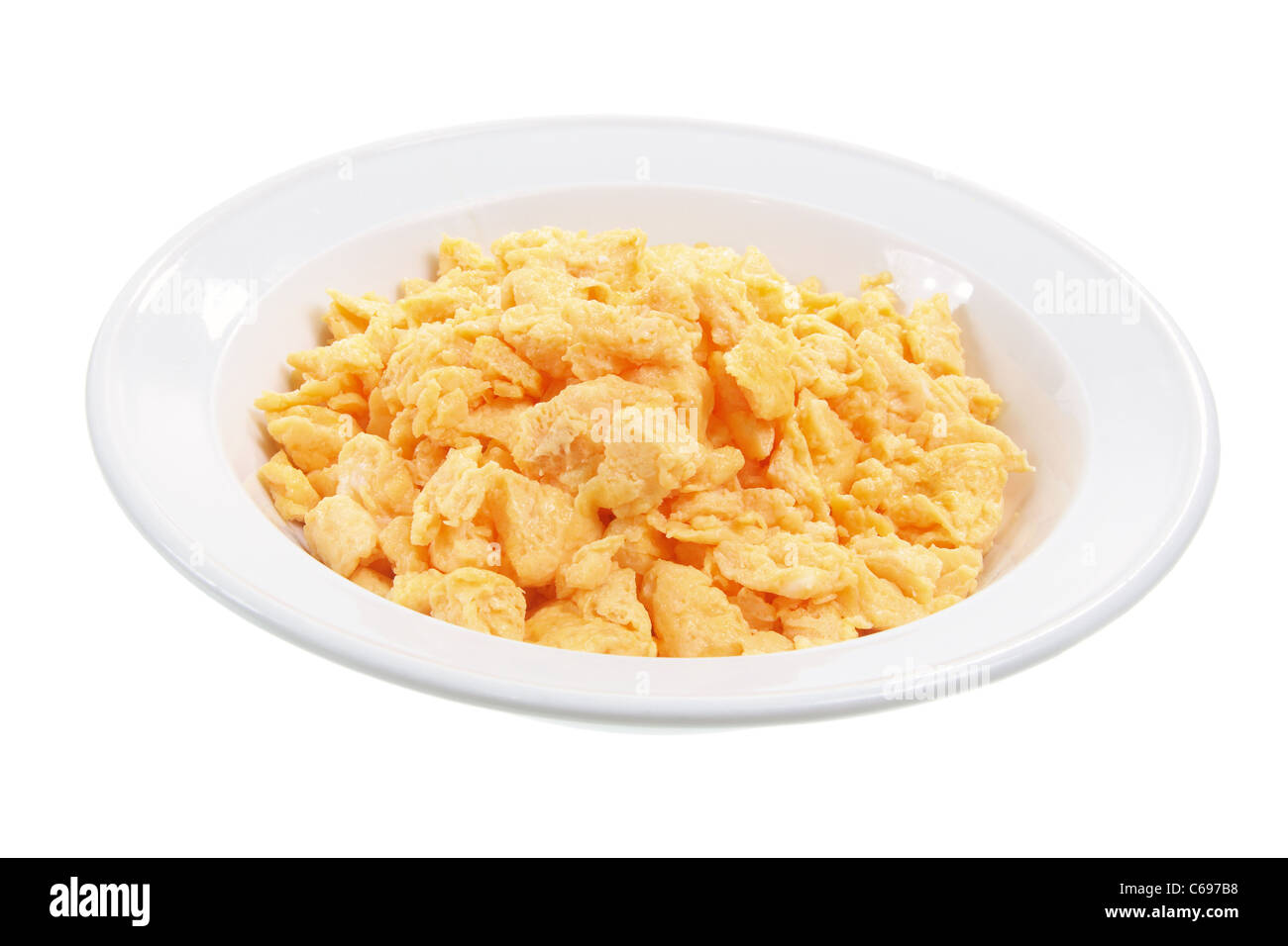 Scrambled Eggs from One Egg on a Plate +transparent Background, Png Stock  Photo - Image of chicken, transparent: 136758008