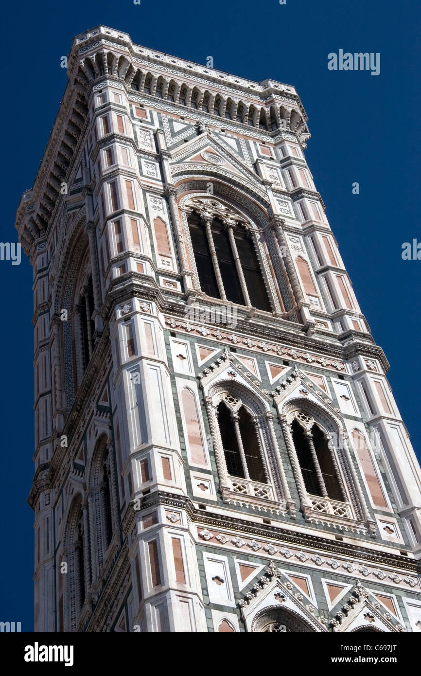 Giotto's Campanile - the bell tower - Florence, Italy Stock Photo