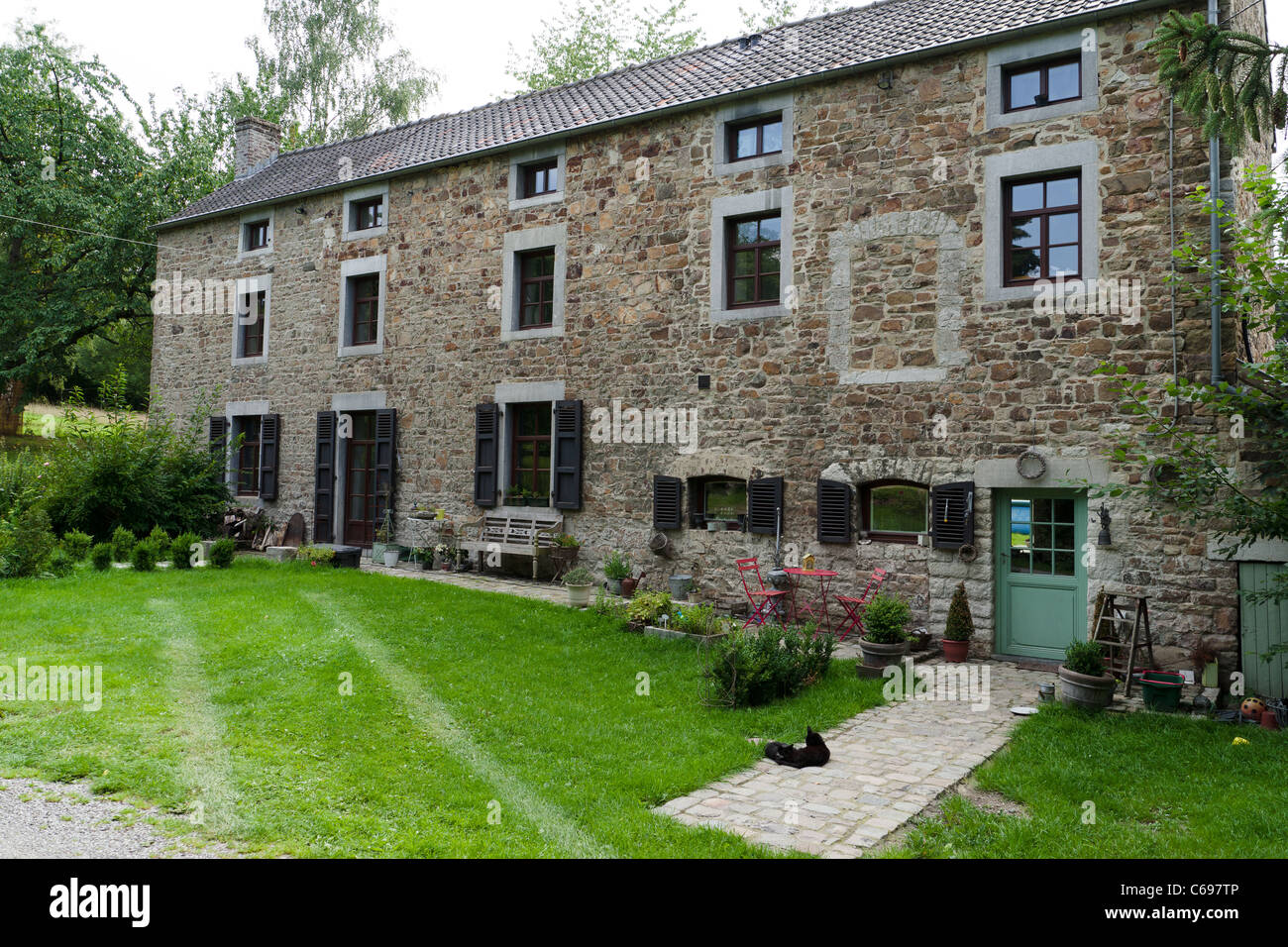 House in Haltinne, Ardennes, Belgium Stock Photo Alamy
