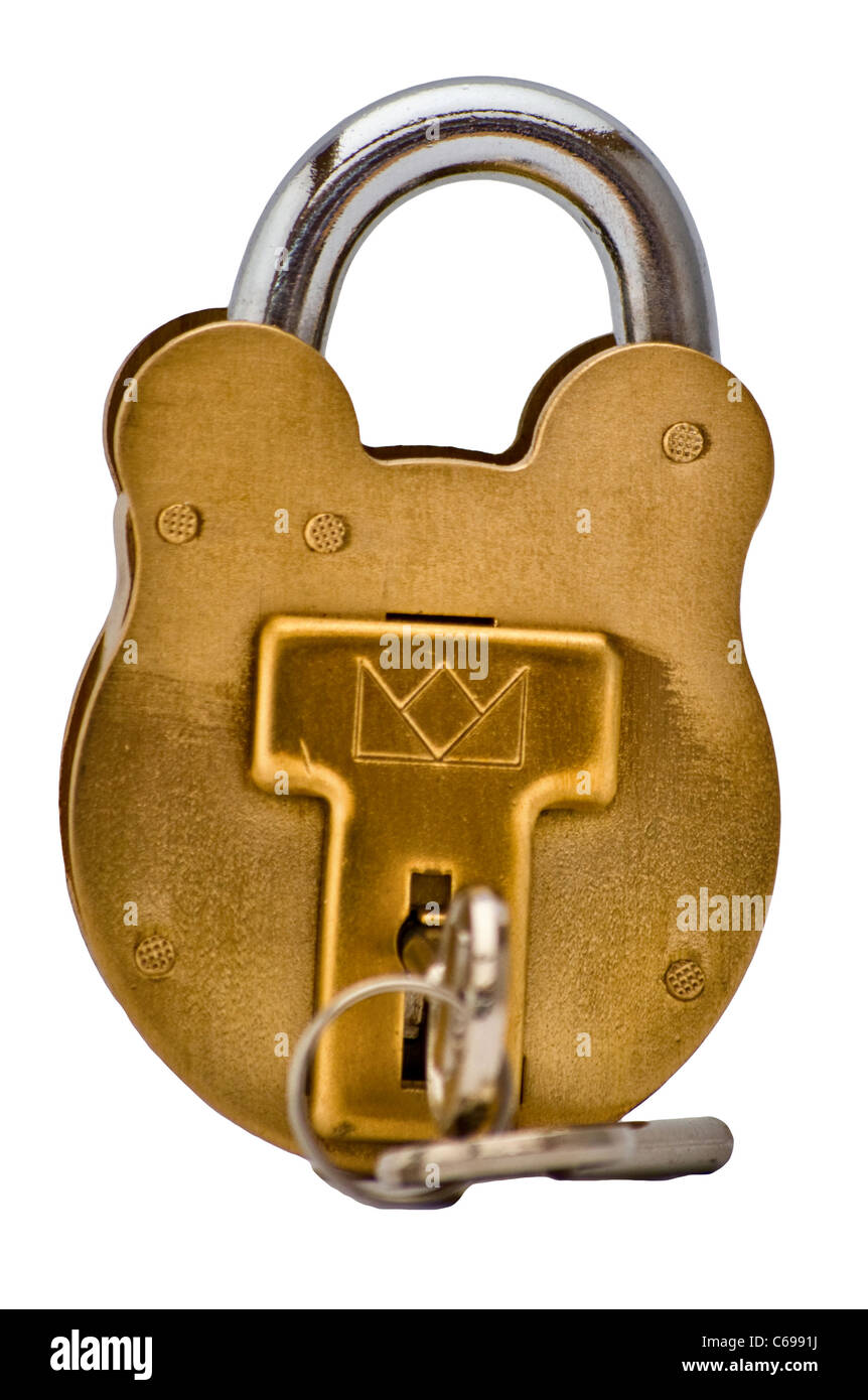 Gold padlock hires stock photography and images Alamy