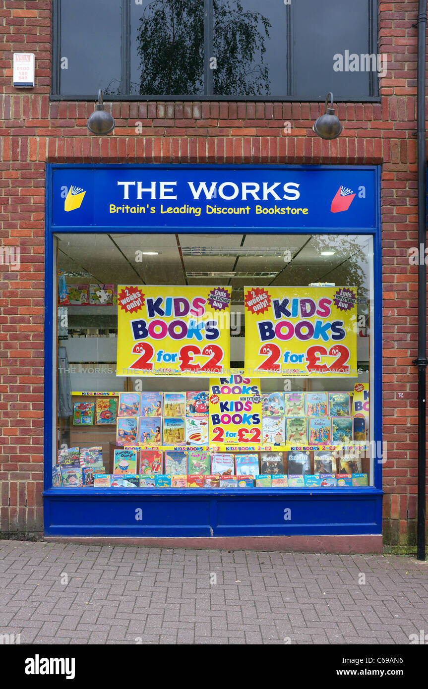Display Of Books In Shop Window High Resolution Stock Photography and