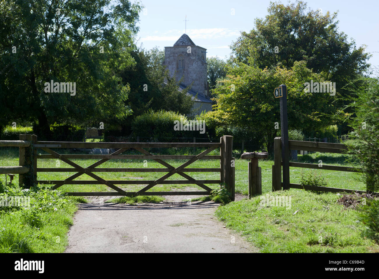 Old Wooden Turnstile between Alton Barnes and Alton Priors Village