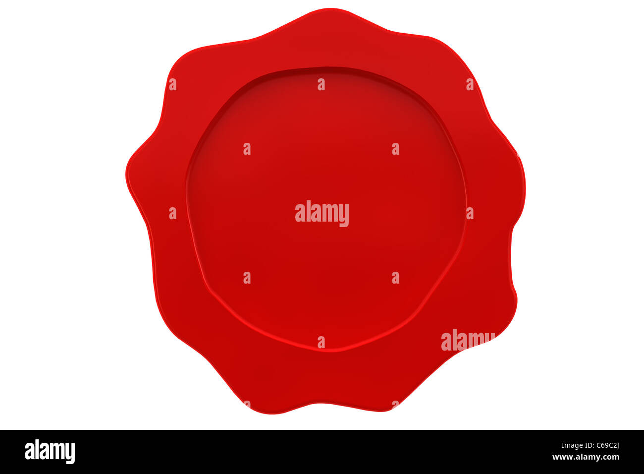 Red wax seal Stock Photo Alamy