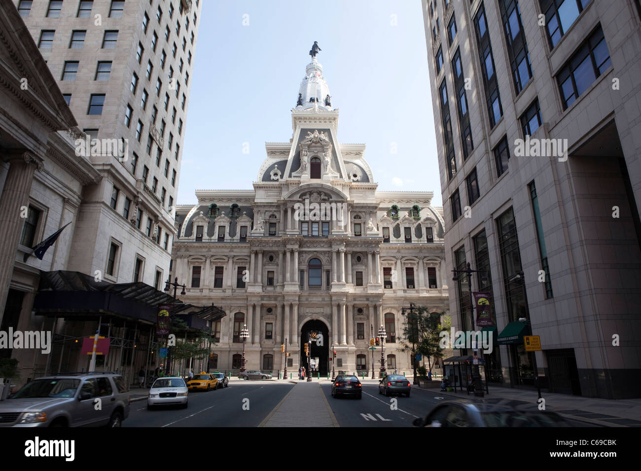 A view of the City Hall in Philadelphia, Pennsylvania Stock Photo