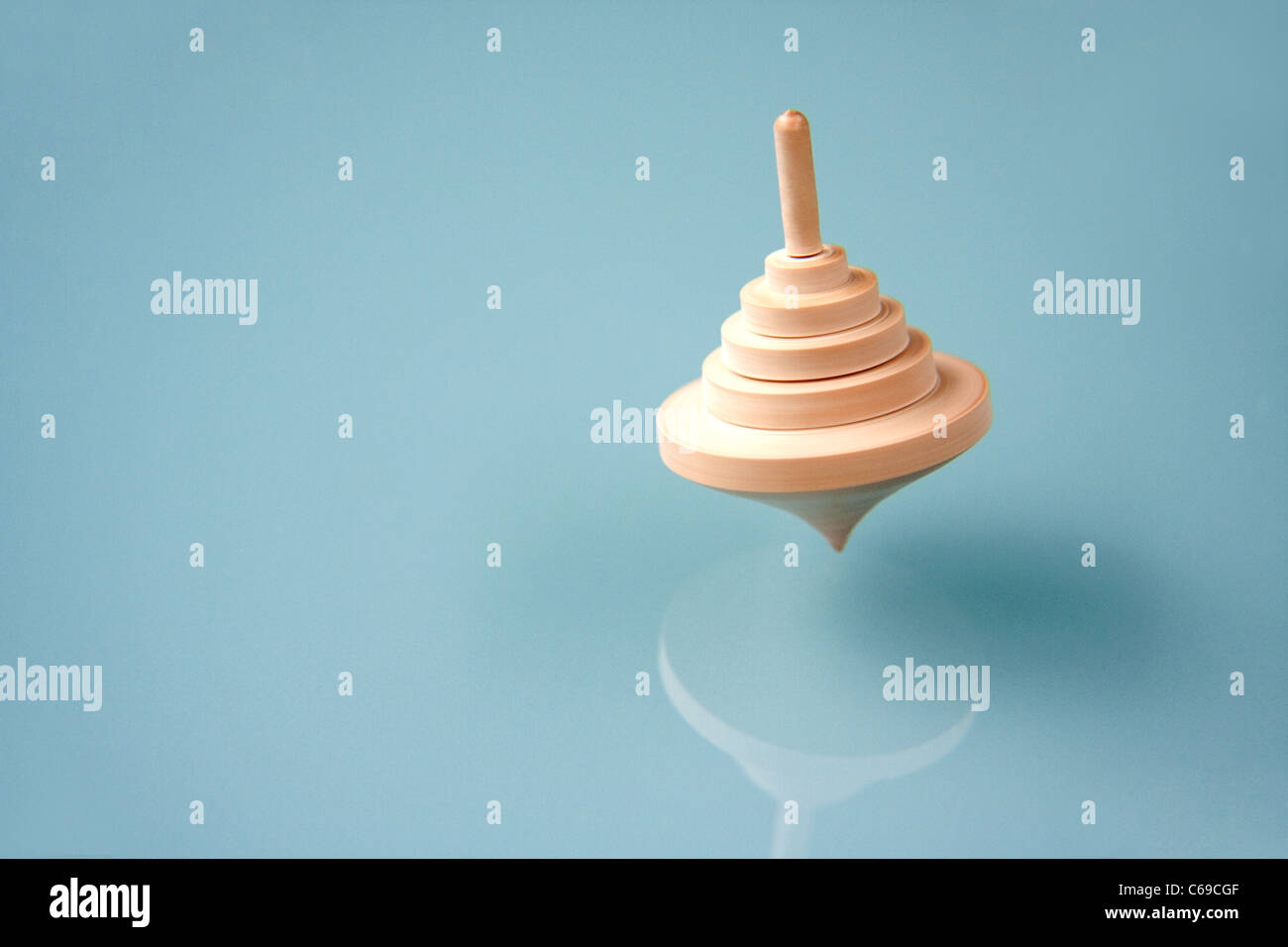 Spinning Top Toy Stock Photo