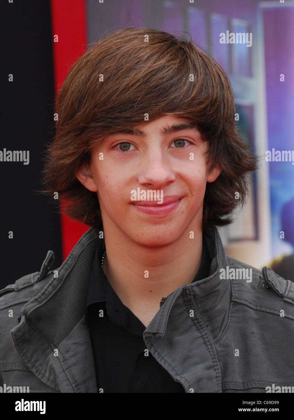 Jimmy Bennett at arrivals for MARS NEEDS MOMS Premiere, El Capitan Theatre, Los Angeles, CA March 6, 2011. Photo By: Elizabeth Goodenough/Everett Collection Stock Photo