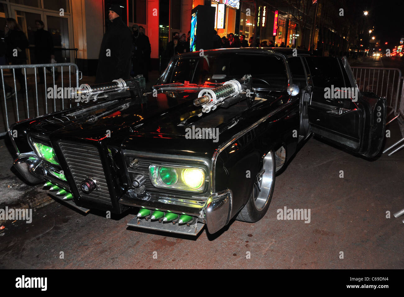 Black Beauty at a public appearance for THE GREEN HORNET Photo Op with Seth Rogen and The Black Beauty Car, AMC 34th Street Theater, New York, NY January 6, 2011. Photo By: Gregorio T. Binuya/Everett Collection Stock Photo