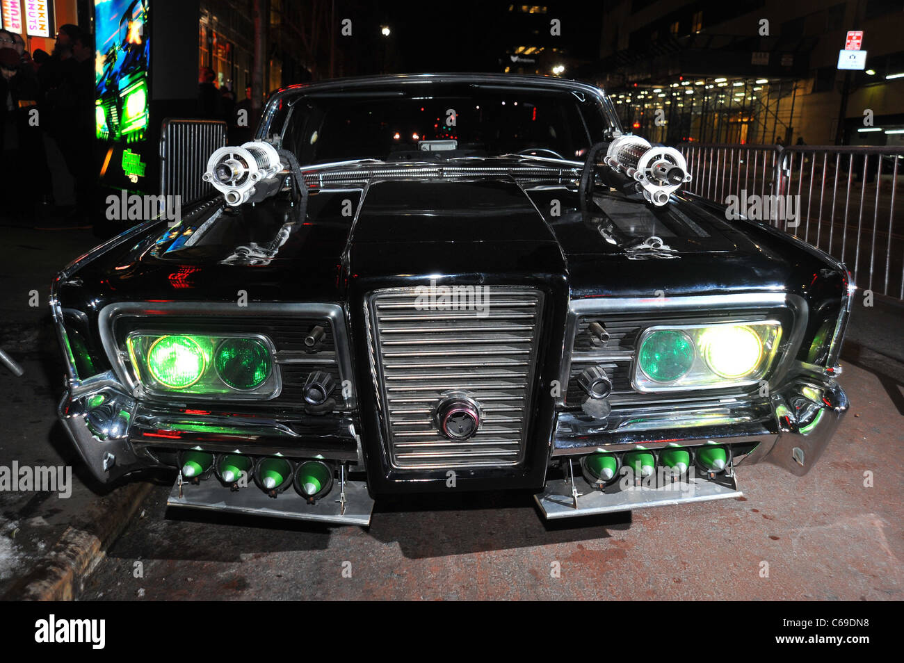 Black Beauty at a public appearance for THE GREEN HORNET Photo Op with Seth Rogen and The Black Beauty Car, AMC 34th Street Theater, New York, NY January 6, 2011. Photo By: Gregorio T. Binuya/Everett Collection Stock Photo