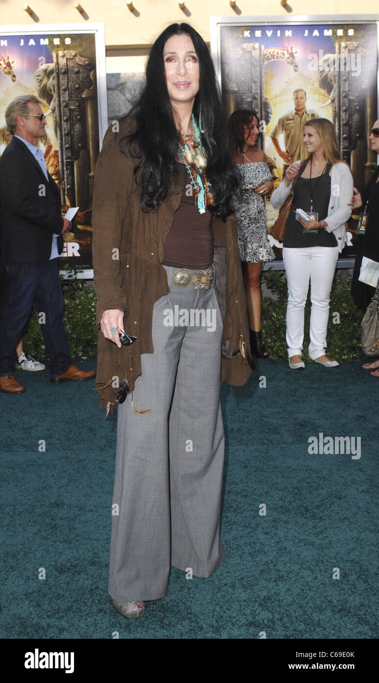 Cher at arrivals for ZOOKEEPER Premiere, Regency Village Theater in Westwood, Los Angeles, CA July 6, 2011. Photo By: Elizabeth Stock Photo