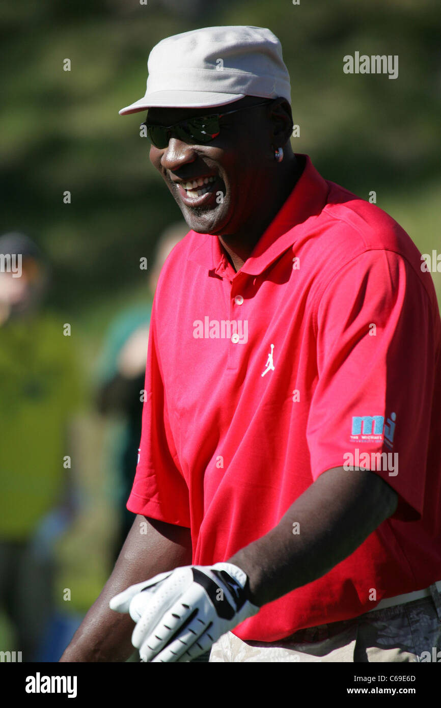 Michael Jordan in attendance for 10th Annual Michael Jordan Celebrity Invitational (MJCI), Shadow Creek Golf Course, Las Vegas, Stock Photo