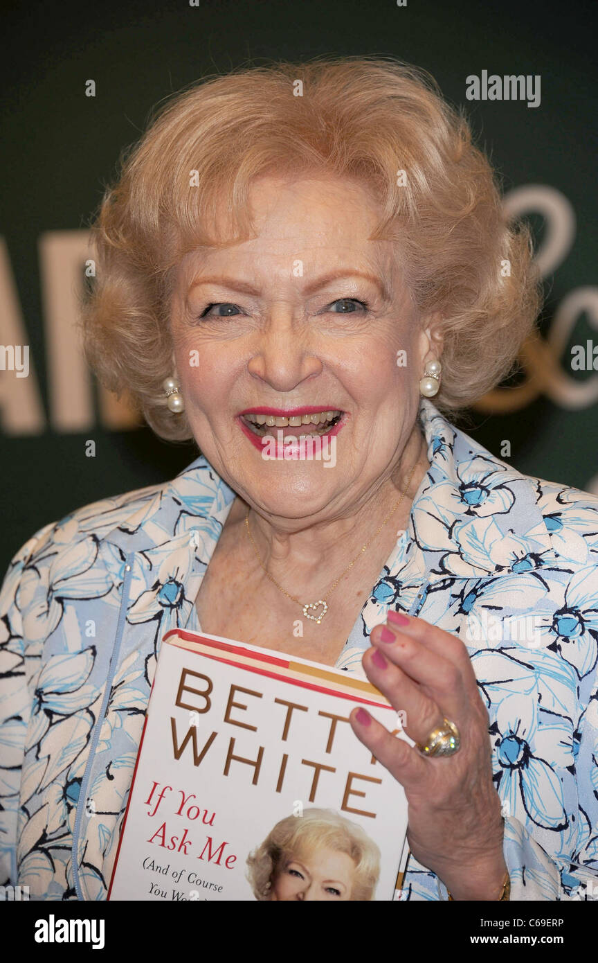 Betty White at instore appearance for Betty White Book Signing for IF