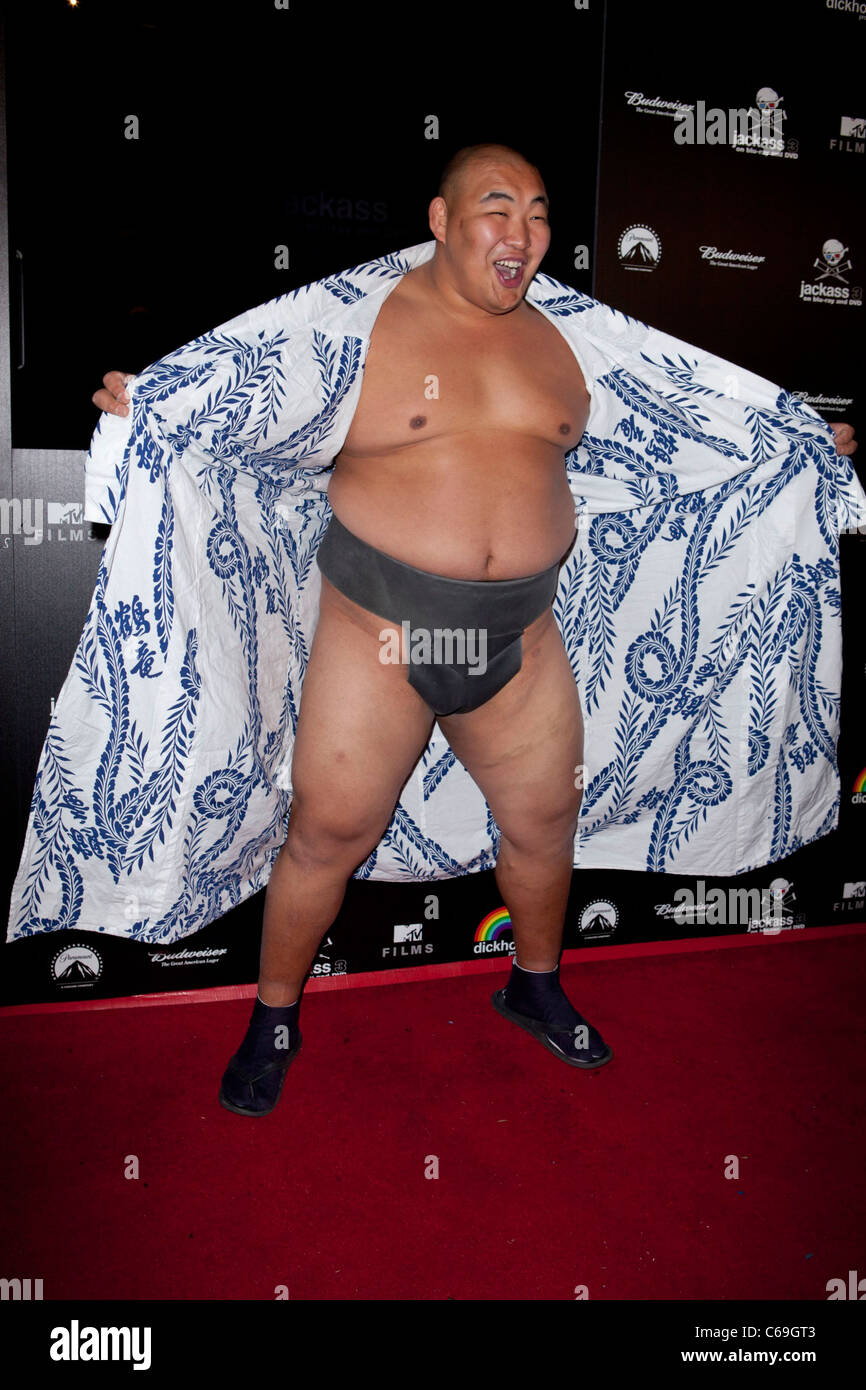 Byamba in attendance for JACKASS 3 Blu-Ray and DVD Debut Release, Paramount Studios, Los Angeles, CA March 7, 2011. Photo By: Emiley Schweich/Everett Collection Stock Photo